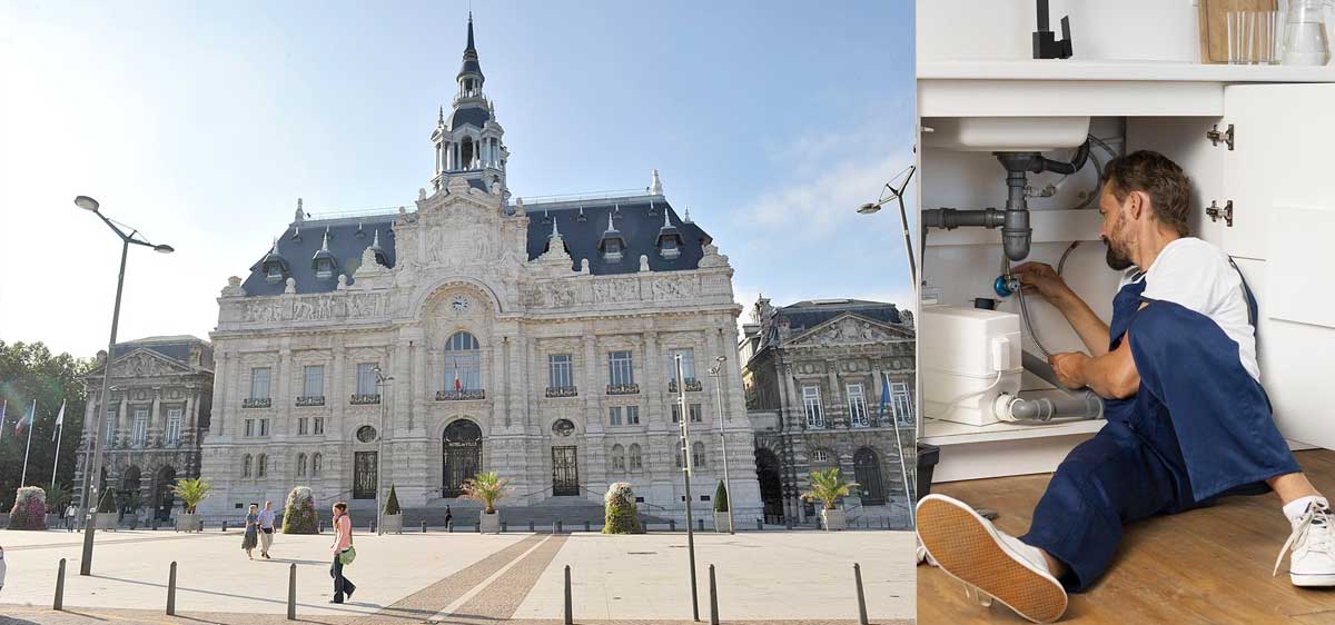 Plombier Roubaix (59100)